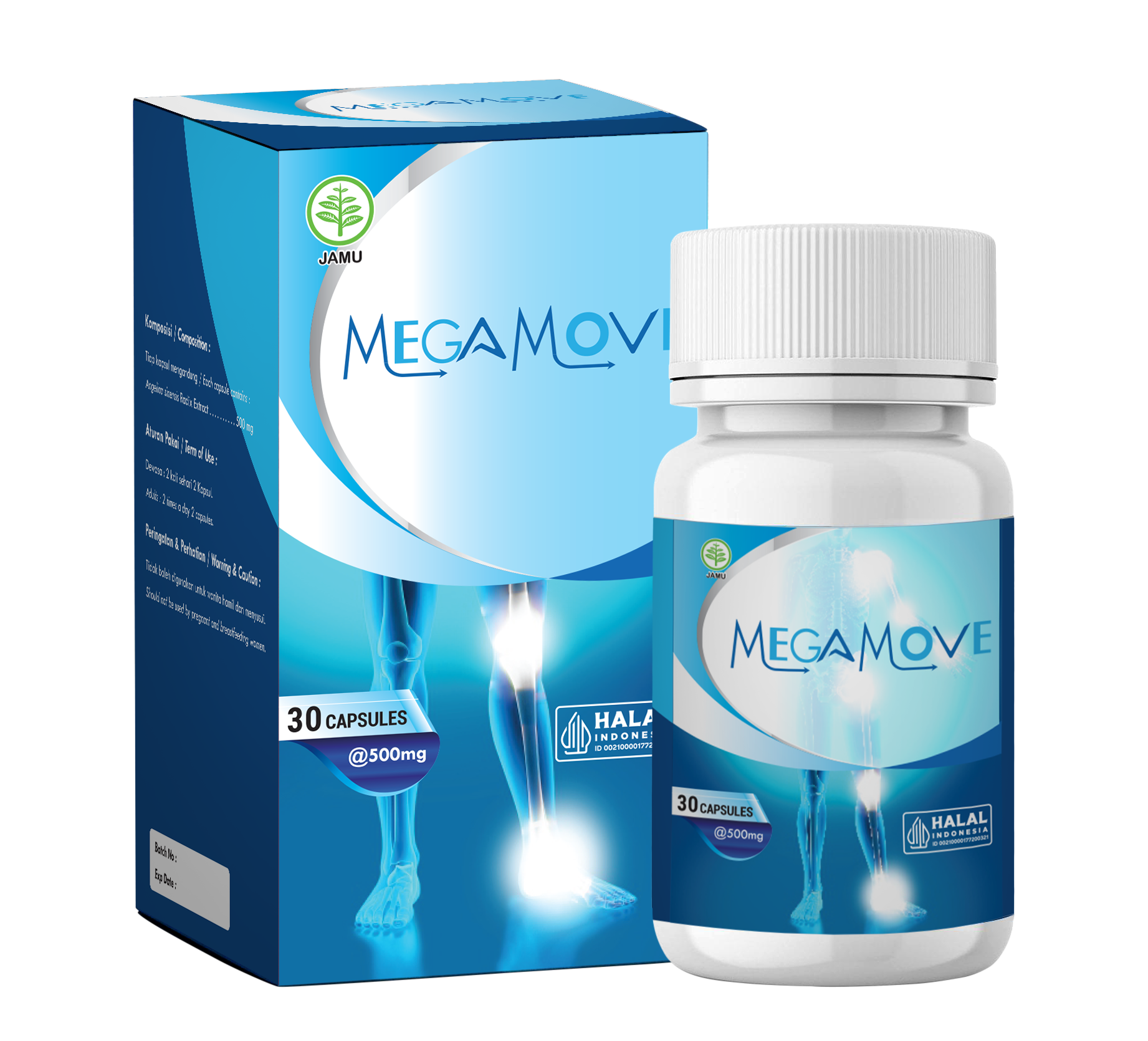Megamove — suplemen herbal rawat sendi nikmati setiap gerak
